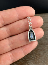 Load image into Gallery viewer, #5 Tiny moonstone charm with 18” rolo chain included
