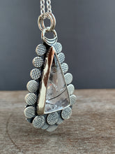 Load image into Gallery viewer, Tourmilated quartz medallion