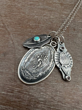 Load image into Gallery viewer, Our Lady of Guadalupe Turquoise charm set