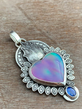 Load image into Gallery viewer, Aura Opal Sacred Heart pendant