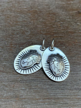 Load image into Gallery viewer, Anatomical Heart Friendship Charm Set, Lovers Charm Set, Sibling Charm Set, Memorial Charm Set