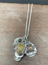 Load image into Gallery viewer, Rutilated quartz tourmaline and lion collection