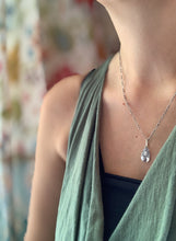 Load image into Gallery viewer, Amethyst and crystal charm necklace