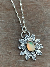 Load image into Gallery viewer, Opal charm set in 22k gold