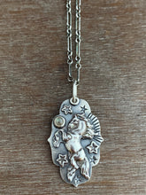 Load image into Gallery viewer, Horse and labradorite charm