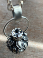 Load image into Gallery viewer, Vintage crystal and lemon Quartz dragon egg medallion