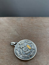 Load image into Gallery viewer, Silver fish parable pendant