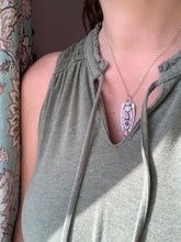 Load image into Gallery viewer, Owl pendant #4 Tourmaline, and garnets