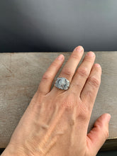 Load image into Gallery viewer, Medium size 6.5 bonfire symbol shield ring