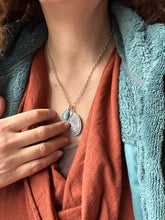 Load image into Gallery viewer, Our Lady of Guadalupe and turquoise charm set