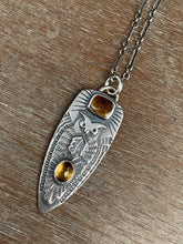 Load image into Gallery viewer, Owl pendant - Tourmaline