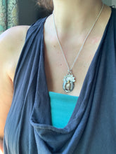 Load image into Gallery viewer, Melody Stone and Moissanite Set in 22k Gold