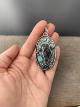 Load image into Gallery viewer, Dark Forest Raven Necklace #2