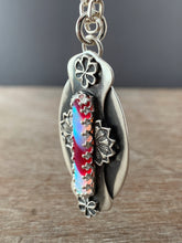 Load image into Gallery viewer, Candy Cane Snowflake Pendant #6