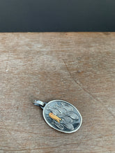 Load image into Gallery viewer, Silver fish parable pendant