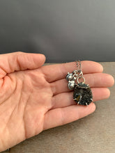 Load image into Gallery viewer, Natural druzy with handmade bells
