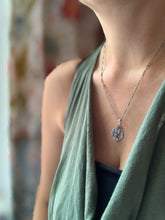 Load image into Gallery viewer, Carnelian and moon charm necklace