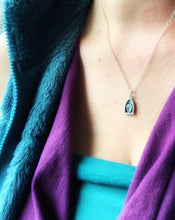 Load image into Gallery viewer, #1 Tiny moonstone charm with 18” rolo chain included