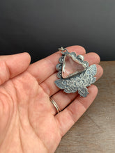 Load image into Gallery viewer, Moth pendant with vintage Swarovski Crystal prism