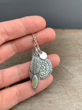 Load image into Gallery viewer, “Crazy plant lady” Turquoise Plant Pun Charm