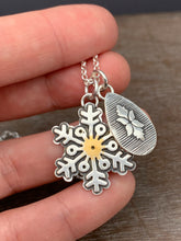 Load image into Gallery viewer, Snowflake Charm set #3