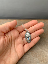 Load image into Gallery viewer, Owl pendant #18 - Labradorite