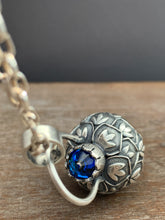 Load image into Gallery viewer, Vintage crystal and White Quartz dragon egg medallion