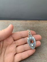 Load image into Gallery viewer, Owl pendant #13 - Tourmaline and Rainbow Moonstone