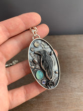 Load image into Gallery viewer, Dark Forest Raven Necklace #2