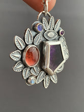 Load image into Gallery viewer, Melody Stone and Tourmaline with Iolite, Amethyst, and Moonstone Pendant