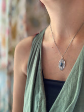 Load image into Gallery viewer, Moss kyanite charm necklace