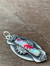 Load image into Gallery viewer, Candy Cane Snowflake Pendant #6