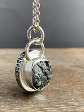 Load image into Gallery viewer, Tourmilated quartz double sided pendant