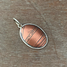 Load image into Gallery viewer, Etched Copper Pendant - Small Size