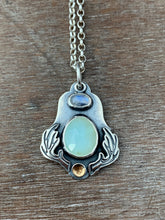 Load image into Gallery viewer, Peruvian Opal and Moonstone Charm