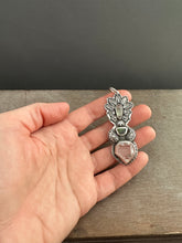 Load image into Gallery viewer, Tourmaline, Ammolite, and Quartz Medallion