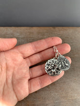 Load image into Gallery viewer, Silver Succulent Snowflake Charm set