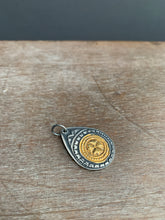 Load image into Gallery viewer, Small keum boo gold and silver pendant #3