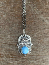 Load image into Gallery viewer, Kazakhstan lavender turquoise charm necklace