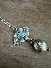 Load image into Gallery viewer, Kyanite and handmade bell.