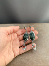 Load image into Gallery viewer, Multi stone dangle earrings