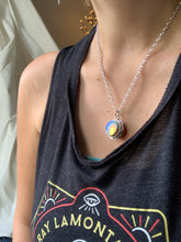 Load image into Gallery viewer, Opalite glass double sided medallion