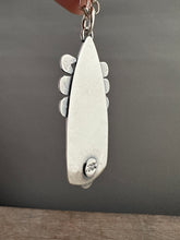 Load image into Gallery viewer, Tanzanite and turquoise Shield pendant