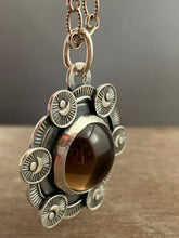 Load image into Gallery viewer, Smokey quartz medallion