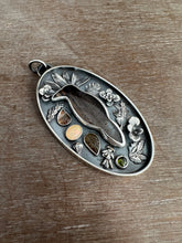 Load image into Gallery viewer, Forest crow necklace