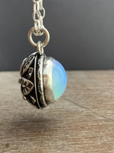 Load image into Gallery viewer, Opalite glass double sided medallion