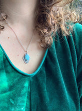 Load image into Gallery viewer, Kazakhstan lavender turquoise charm