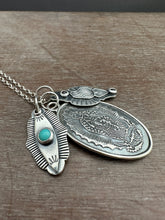 Load image into Gallery viewer, Our Lady of Guadalupe Turquoise charm set
