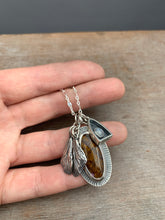 Load image into Gallery viewer, Melody stone, Cicada wings, and Moonstone charms