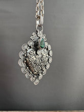 Load image into Gallery viewer, Mystic Topaz Sacred Heart pendant
